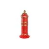 5.5' Red And Gold Santa Mailbox