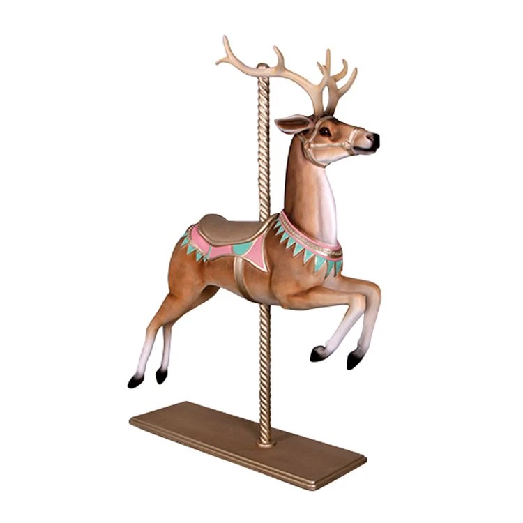 6' Christmas Carousel Reindeer 1 6' Christmas Carousel Reindeer