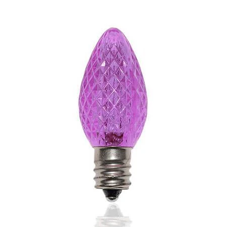C7 SMD LED Retrofit Bulb - Purple - Minleon - Bag Of 25 1 C7 SMD LED Retrofit Bulb - Purple - Minleon - Bag Of 25