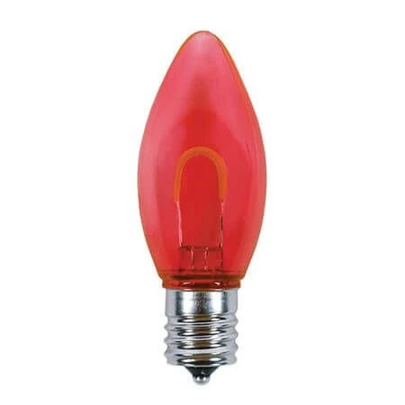 C9 Flexible Filament LED Bulb - Red - Pro Christmas™ - Bag Of 25 1 C9 Flexible Filament LED Bulb - Red - Pro Christmas™ - Bag Of 25