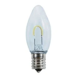 C9 Flexible Filament LED Bulb - Pure White - Pro Christmas™ - Bag Of 25