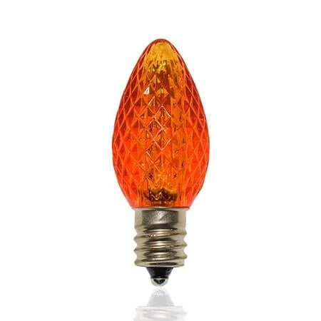 C7 SMD LED Retrofit Bulb - Amber/Orange - Minleon - Bag Of 25 1 C7 SMD LED Retrofit Bulb - Amber/Orange - Minleon - Bag Of 25