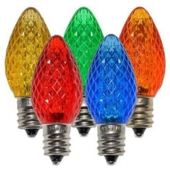 C7 SMD LED Retrofit Bulb - Multi - Minleon - Bag Of 25