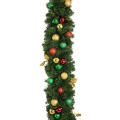 Decorated 9' X 14" Garland Unlit, Traditional -Twinkly Sales Shop dg 914 t d