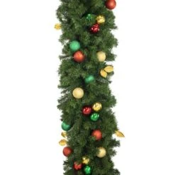 Decorated 9' X 18" Garland Unlit, Traditional -Twinkly Sales Shop dg 918 t d