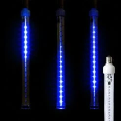 12" LED Falling Snow Tube - Blue - Pro Christmas™