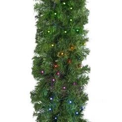 9' X14" Deluxe Oregon Fir Garland, Lit With Twinkly Pro RGBW -Twinkly Sales Shop g 914 dofl twkprgbw c