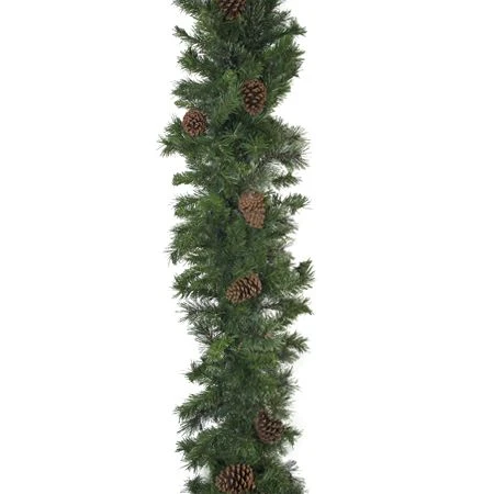 9' X 14" Mixed Pine Garland, Unlit 4 9' X 14" Mixed Pine Garland, Unlit - Image 4
