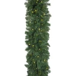 9' X 18" Deluxe Oregon Fir Garland, Lit -Twinkly Sales Shop g 918 dofl ww d