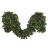 9' X 18" Mixed Pine Garland, Lit