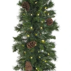 9' X 18" Mixed Pine Garland, Lit -Twinkly Sales Shop g 918 mpl c