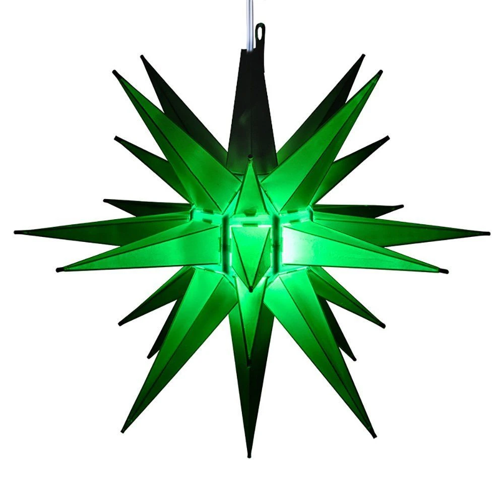 14" Moravian Star, Green 1 14" Moravian Star, Green