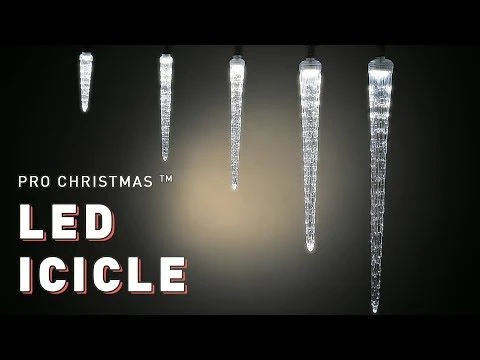 18" LED Steady Icicle Drop 2 18" LED Steady Icicle Drop - Image 2