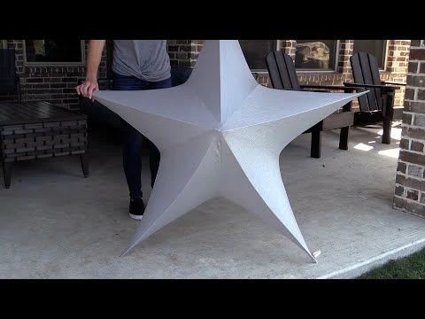 Foldable 3D Star - 44" - Metallic - 5 Colors Available 2 Foldable 3D Star - 44" - Metallic - 5 Colors Available - Image 2
