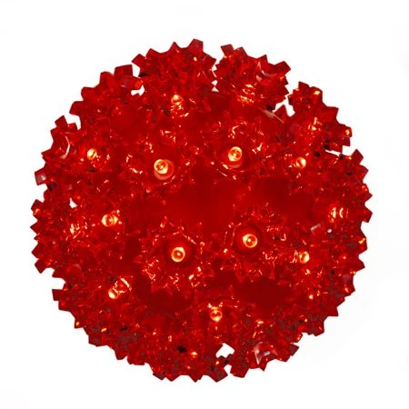 Pro Christmas™ 6" Sphere - 50L - Red 1 Pro Christmas™ 6" Sphere - 50L - Red