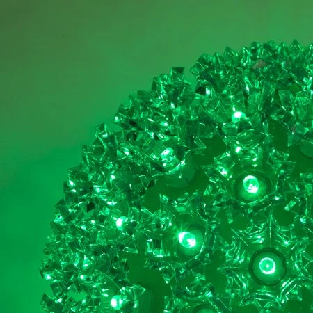 Pro Christmas™ 7.5" Sphere - 100L - Green 2 Pro Christmas™ 7.5" Sphere - 100L - Green - Image 2