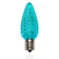 C9 SMD LED Retrofit Bulb - Teal - Minleon V2 - Bag Of 25