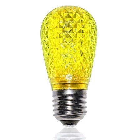 S14 SMD LED Retrofit Bulb - Yellow - Minleon - Bag Of 10 1 S14 SMD LED Retrofit Bulb - Yellow - Minleon - Bag Of 10