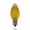 C7 SMD LED Retrofit Bulb - Yellow - Minleon - Bag Of 25