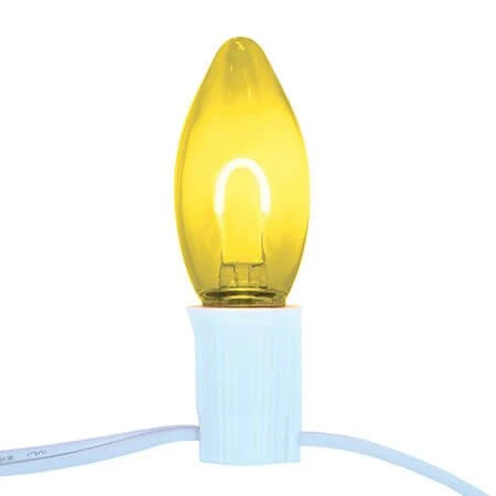 C9 Flexible Filament LED Bulb - Yellow - Pro Christmas™ - Bag Of 25 2 C9 Flexible Filament LED Bulb - Yellow - Pro Christmas™ - Bag Of 25 - Image 2