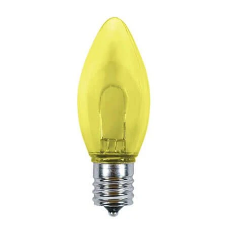 C9 Flexible Filament LED Bulb - Yellow - Pro Christmas™ - Bag Of 25 1 C9 Flexible Filament LED Bulb - Yellow - Pro Christmas™ - Bag Of 25