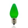 C7 SMD LED Retrofit Bulbs - Frosted Smooth - Green - Pro Christmas™ - Bag Of 25
