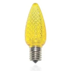 C9 SMD LED Retrofit Bulb - Yellow - Minleon - Bag Of 25
