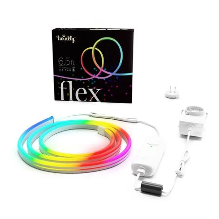 Twinkly RGB Light Flex 6.6' , Wifi, White Wire 1 Twinkly RGB Light Flex 6.6' , Wifi, White Wire