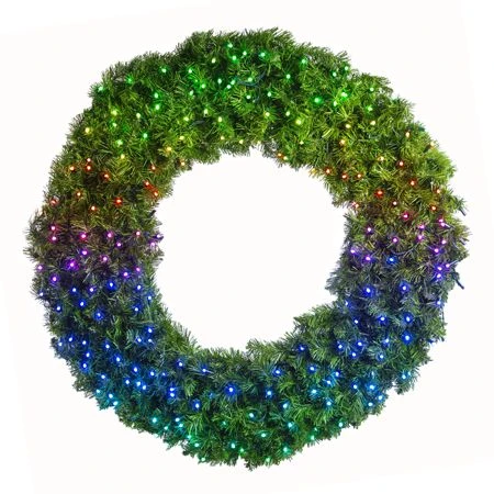 36" Twinkly Pro RGBW Deluxe Oregon Fir Wreath - Bow Option Available 3 36" Twinkly Pro RGBW Deluxe Oregon Fir Wreath - Bow Option Available - Image 3